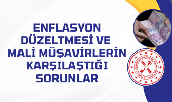 Enflasyon Düzeltmesi ve Mali Müşavirlerin Karşılaştığı Sorunlar Enflasyon Düzeltmesi ve Mali Müşavirlerin Karşılaştığı Sorunlar