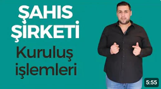 Şahıs Şirketi Kuruluşu