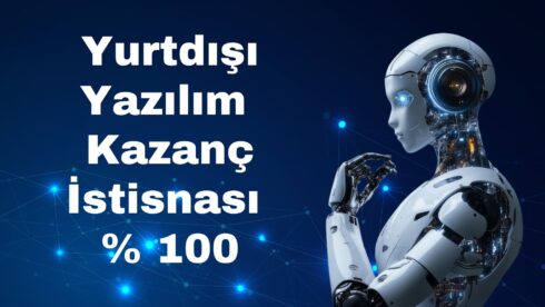 Yurtdışı Yazılım Kazanç İstisnası % 100